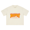 Fire Nuphi Logo Boxy Oversized T-Shirt